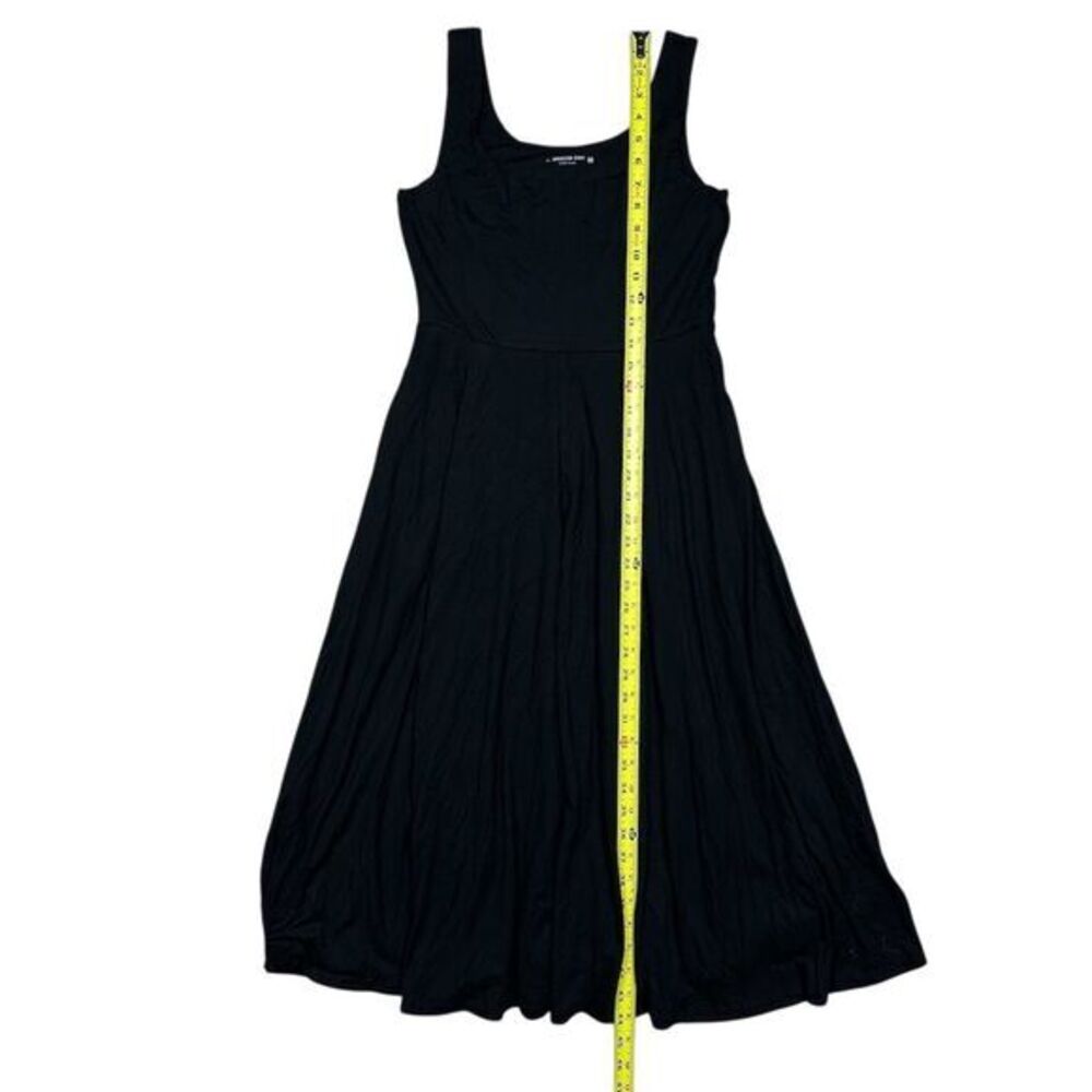 NWOT American Giant Women's Women's Flex Dress Midi Black Meteorite Size M - Picture 5 of 9